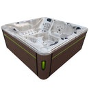 Hydrosan Garten-Whirlpool-Badewanne Spa702 Cappuccino-Kaffeebezug 230x230 cm