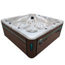 Hydrosan Garten-Whirlpool-Badewanne Spa702 Cappuccino-Kaffeebezug 230x230 cm