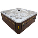 Hydrosan Garten-Whirlpool-Badewanne Spa702 Cappuccino-Kaffeebezug 230x230 cm