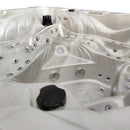 Hydrosan Garten-Whirlpool-Badewanne SPA702 Cappuccino Anthrazit Gehäuse 230x230 cm