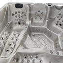 Hydrosan Garten-Whirlpool-Badewanne SPA702 Cappuccino Anthrazit Gehäuse 230x230 cm