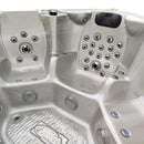 Hydrosan Garten-Whirlpool-Badewanne SPA702 Cappuccino Anthrazit Gehäuse 230x230 cm