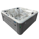 Hydrosan Garten-Whirlpool-Badewanne SPA702 Cappuccino-Grau Gehäuse 230x230 cm