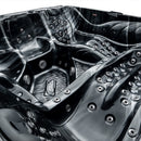 Hydrosan Garten-Whirlpool-Badewanne SPA702 Black Wave Anthrazit Gehäuse 230x230 cm