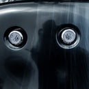Hydrosan Garten-Whirlpool-Badewanne SPA702 Black Wave Anthrazit Gehäuse 230x230 cm