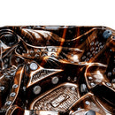 Hydrosan Garten-Whirlpool-Badewanne SPA702 MAGMA GOLD Dunkelgraues Holzgehäuse 230x230 cm