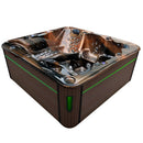 Hydrosan Garten-Whirlpool-Badewanne Spa702 Magma Gold Kaffeegehäuse 230x230 cm