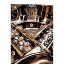 Hydrosan Garten-Whirlpool-Badewanne Spa702 Magma Gold Kaffeegehäuse 230x230 cm