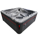 Hydrosan Garten-Whirlpool-Badewanne SPA702 ODYSSEY, Gehäuse in Anthrazit, 230 x 230 cm
