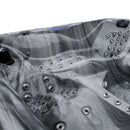 Hydrosan Garten-Whirlpool-Badewanne SPA702 ODYSSEY, Gehäuse in Anthrazit, 230 x 230 cm