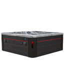 Hydrosan Garten-Whirlpool-Badewanne SPA702 ODYSSEY, Gehäuse in Anthrazit, 230 x 230 cm
