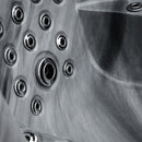 Hydrosan Garten-Whirlpool-Badewanne Spa702 Odyssey Grau Gehäuse 230x230 cm