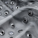 Hydrosan Garten-Whirlpool-Badewanne Spa702 Odyssey Grau Gehäuse 230x230 cm