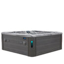 Hydrosan Garten-Whirlpool-Badewanne Spa702 Odyssey Grau Gehäuse 230x230 cm
