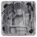 Hydrosan Garten-Whirlpool-Badewanne Spa702 Odyssey Grau Gehäuse 230x230 cm