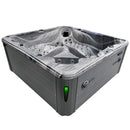 Hydrosan Garten-Whirlpool-Badewanne Spa702 Odyssey Grau Gehäuse 230x230 cm