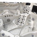 Hydrosan Garten-Whirlpool-Badewanne SPA703A, Gehäuse Weiß/Perlgrau, 230 x 230 cm