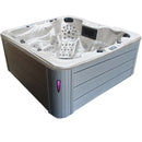 Hydrosan Garten-Whirlpool-Badewanne SPA703A, Gehäuse Weiß/Perlgrau, 230 x 230 cm