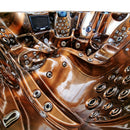 Hydrosan Garten-Whirlpool-Badewanne Spa703A Magma Gold Kaffeegehäuse 230x230 cm