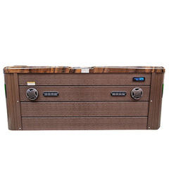 Hydrosan Garten-Whirlpool-Badewanne Spa703A Magma Gold Kaffeegehäuse 230x230 cm – Vorschau 5