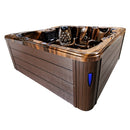 Hydrosan Garten-Whirlpool-Badewanne Spa703A Magma Gold Kaffeegehäuse 230x230 cm