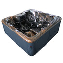 Hydrosan Garten-Whirlpool-Badewanne SPA703A Magma Gold Anthrazit Gehäuse 230x230 cm