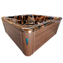 Hydrosan Garten-Whirlpool-Badewanne Spa703A Magma Gold Kaffeegehäuse 230x230 cm
