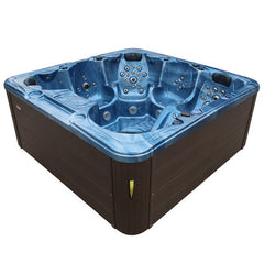 Hydrosan Garten-Whirlpool-Badewanne Spa703A Blauer Ozeanwellen-Kaffeebezug 230x230 cm – Vorschau 1