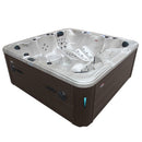 Hydrosan Garten-Whirlpool-Badewanne SPA703A Nordic Cappuccino Braun Gehäuse 230x230 cm