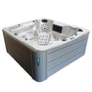 Hydrosan Garten-Whirlpool-Badewanne SPA703A, Gehäuse Weiß/Perlgrau, 230 x 230 cm