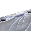 Hydrosan Garten-Whirlpool-Badewanne SPA703A Cappuccino-Anthrazit-Gehäuse 230x230 cm