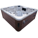 Hydrosan Garten-Whirlpool-Badewanne Spa703A Cappuccino-Kaffeebezug 230x230 cm