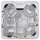 Hydrosan Garten-Whirlpool-Badewanne Spa703A Cappuccino-Kaffeebezug 230x230 cm