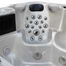Hydrosan Garten-Whirlpool-Badewanne Spa703A Cappuccino-Kaffeebezug 230x230 cm