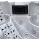 Hydrosan Garten-Whirlpool-Badewanne Spa703A Cappuccino-Kaffeebezug 230x230 cm