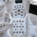 Hydrosan Garten-Whirlpool-Badewanne Spa703A Cappuccino-Kaffeebezug 230x230 cm