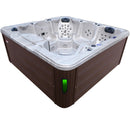 Hydrosan Garten-Whirlpool-Badewanne Spa703A Cappuccino-Kaffeebezug 230x230 cm