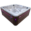Hydrosan Garten-Whirlpool-Badewanne Spa703A Cappuccino-Kaffeebezug 230x230 cm