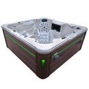 Hydrosan Garten-Whirlpool-Badewanne Spa703A Cappuccino-Kaffeebezug 230x230 cm
