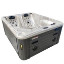 Hydrosan Garten-Whirlpool-Badewanne SPA705 Cappuccino-Grau Gehäuse 210x170 cm