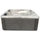 Hydrosan Garten-Whirlpool-Badewanne SPA705 Cappuccino-Grau Gehäuse 210x170 cm