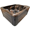 Hydrosan Garten-Whirlpool-Badewanne Spa705 Magma Gold Kaffeegehäuse 210x170 cm