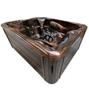 Hydrosan Garten-Whirlpool-Badewanne Spa705 Magma Gold Kaffeegehäuse 210x170 cm