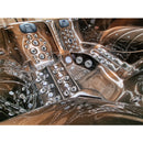 Hydrosan Garten-Whirlpool-Badewanne Spa705 Magma Gold Kaffeegehäuse 210x170 cm