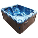 Hydrosan GARDEN JACUZZI BADEWANNE SPA705 BLAUE OZEANWELLE KAFFEEABDECKUNG 210x170 CM