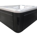Hydrosan Garten-Whirlpool-Badewanne SPA705 Weißperle Anthrazit Gehäuse 210x170 cm