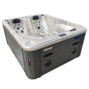 Hydrosan Garten-Whirlpool-Badewanne SPA705 Cappuccino-Grau Gehäuse 210x170 cm