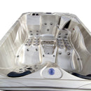 Hydrosan Garten-Whirlpool-Badewanne SPA705 Cappuccino Anthrazit Gehäuse 210x170 cm
