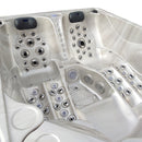 Hydrosan Garten-Whirlpool-Badewanne SPA705 Cappuccino Anthrazit Gehäuse 210x170 cm