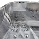 Hydrosan Garten-Whirlpool-Badewanne Spa705 Odyssey Anthrazit Gehäuse 210x170 cm